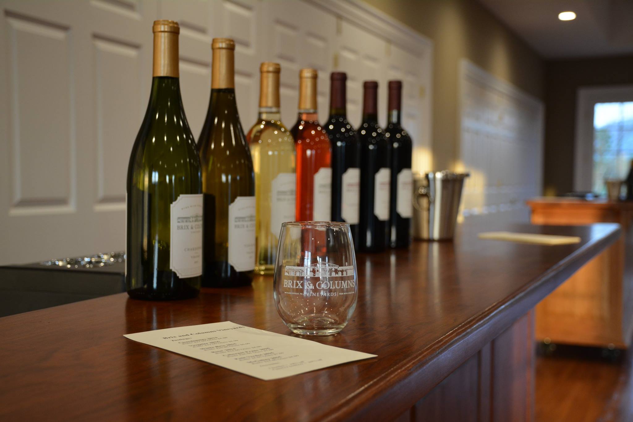 Brix & Columns Vineyard - Wine Bottles